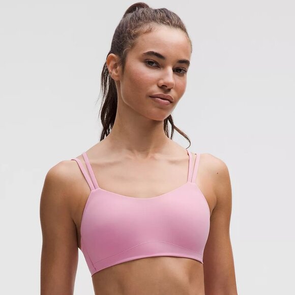 lululemon athletica Other - Lululemon Pink Frosting Like A Cloud Light Support Bra Size 6